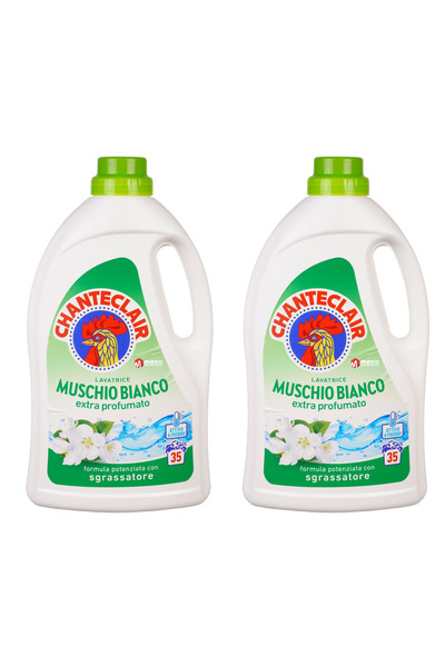 Chanteclaire Detergent de rufe lichid Muschio Bianco Chanteclair, 35 spalari, 1.575l 2 x bucati