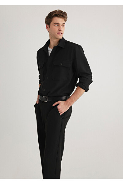 Mavi Μαύρο πουκάμισο κανονική εφαρμογή / Κανονική εφαρμογή 0211395 -900