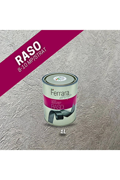 Ferrara Design Decorative Paint Raso, Ferrara Design, Silver Color, Water-Bas...
