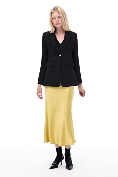 Perspective Black Always Regular Fit Women's Trousers - Pipe Leg