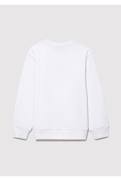 Mavi Φούτερ με στάμπα Meow