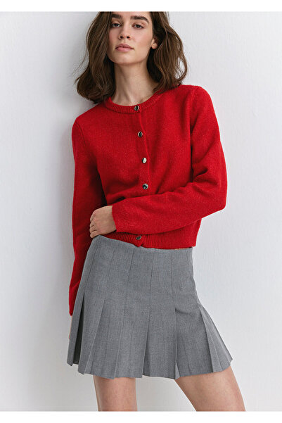 Mavi Pleated Gray Skirt 1310622-88468