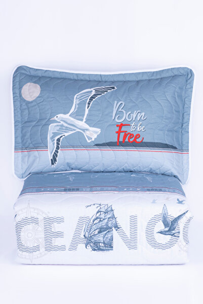 Clasy Ranforce 100% бавовняний комплект постільної білизни для односпального ліжка Ocean