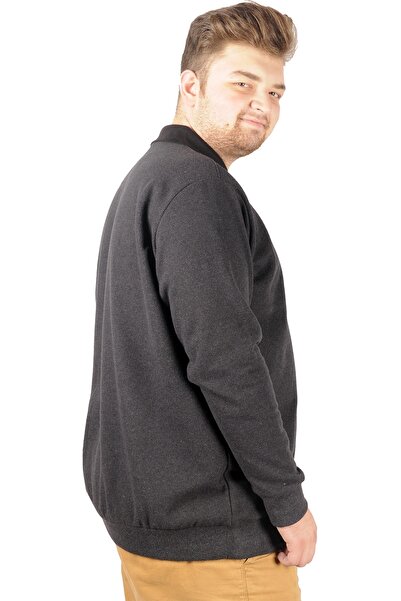 ModeXL Чоловіча футболка Mode Xl Recycle Selanik Losangeles B20420 Antramelanj