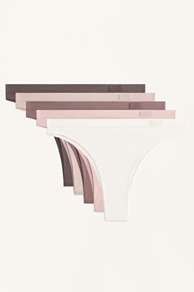 Oysho 5'li seamless soft touch Brezilya modeli külot