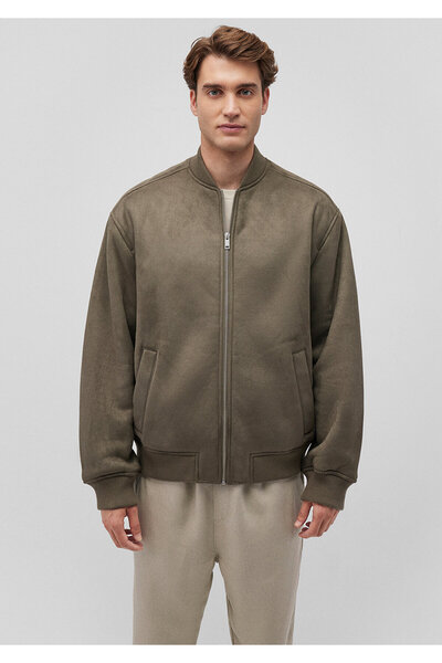 Mavi Brown Faux Suede Jacket Loose Fit / Loose Relaxed Fit 0110392 -87538