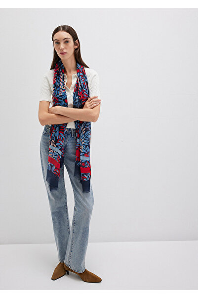 Mavi 1912677 -35307 Μοντέλο τυπωμένο σάλι