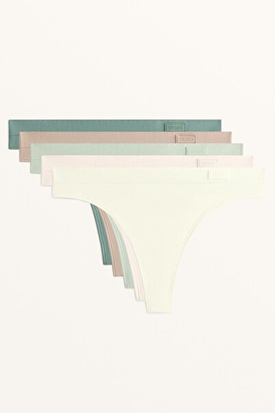 Oysho 5'li seamless soft touch tanga külot