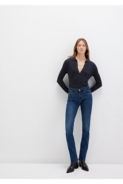 Mavi Mona Gold Vintage σκούρο μπλε τζιν - 1049787784