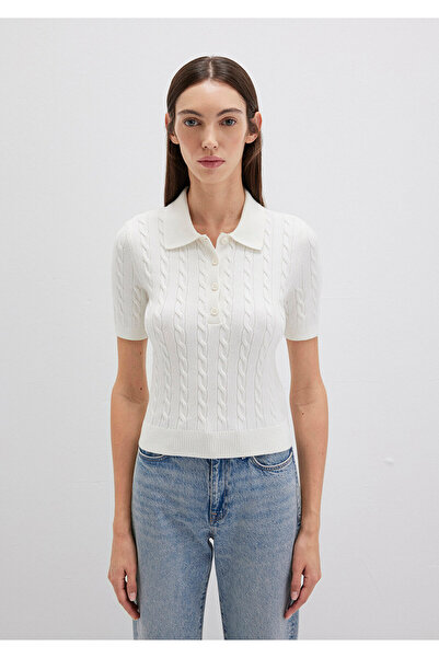 Mavi Tricotaj Ecru Polo 1710328-70057