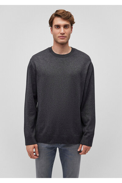 Mavi Crew Neck Gray Sweater Regular Fit / Regular Fit 0710257 -80024