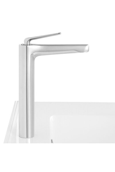 Maison Mex Baterie inalta lavoar, NAOMI, L.15.1 l.4.5 H.29.9/26.5/24.1 cm, cromat