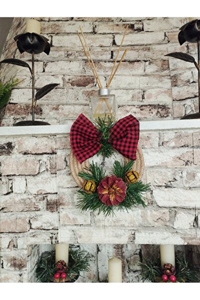 bayram taşcıoğlu home desing Small Size Gift Christmas Pine Cone Garland Door Wall Ornament