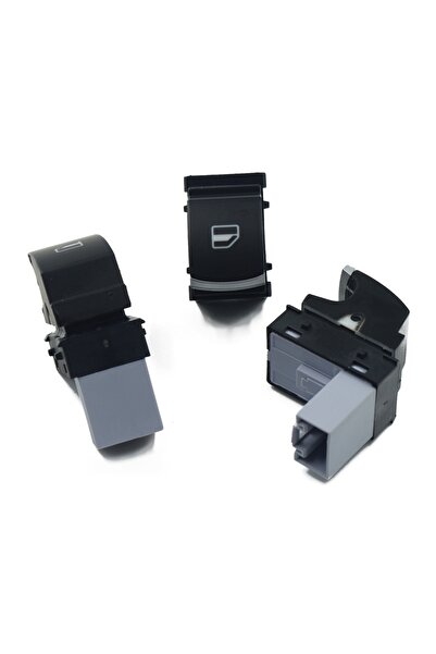 SSMEDIA Set 9 butoane Volkswagen Passat, Golf 5, Jetta, Tiguan, cu bloc de lumini inclus