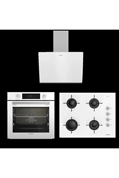 Arçelik Yeni Beyaz Cam Set (afc 340 B + Ocdt 651 Eb + Ade 606-2b)