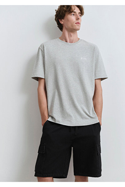 Mavi Bremen Street Anthracite Jean Shorts 0410680 -87156