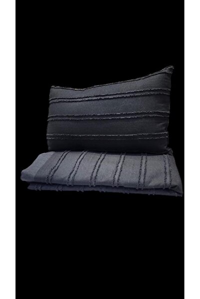 Vinaldi VNL BUTİK YATAK ÖRTÜSÜ ÇİFT KİŞİLİK CARLA ANTRASİT