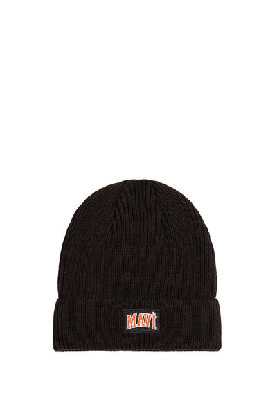Mavi Logo Printed Black Beret 1912023-900