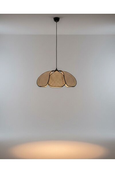 Emg DesiGn Modern Tasarım Çiçek Sarkıt Avize Rattan Boheme Salon Oturma Odası Mutfak Avizesi