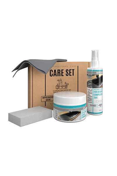 SanDonna Kit de curățare format din pastă de curățare + ulei de impregnare + ...
