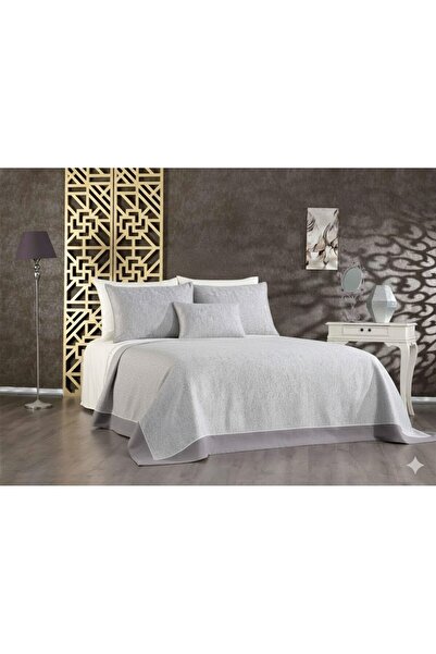 Vinaldi VNL BUTİK YATAK ÖRTÜSÜ ÇİFT KİŞİLİK PERA GRİ