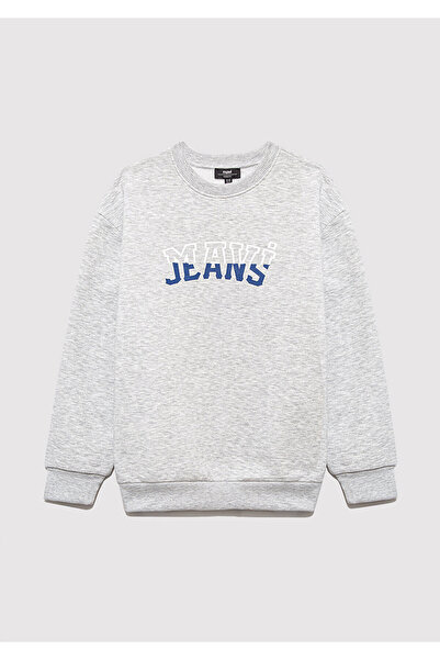 Mavi Emblémával nyomtatott szürke pulóver 6s10031-85438