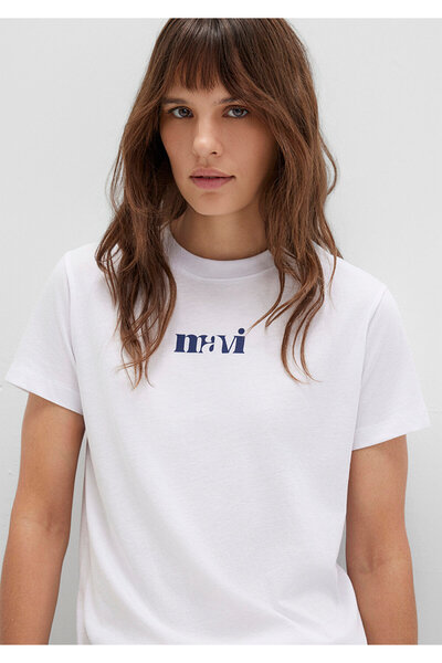 Mavi Tricou alb imprimat Regular Fit / Regular Fit1612241-620