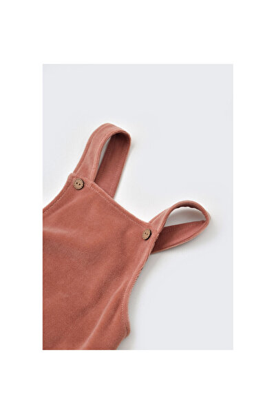 BabyCosy Strappy Salopet Velvet Baby Jumpsuit