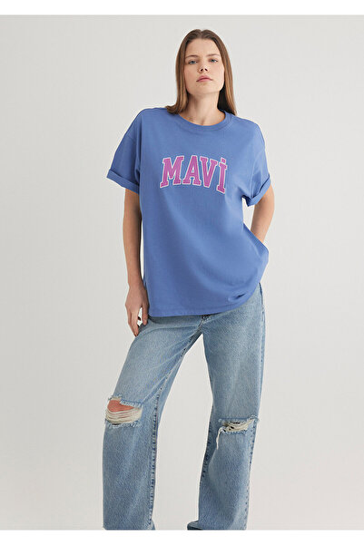 Mavi Logo Printed T-Shirt Oversize / Wide Cut 1600843-70662