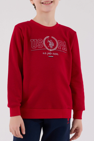 U.S. Polo Assn. Boy's tracksuit - red