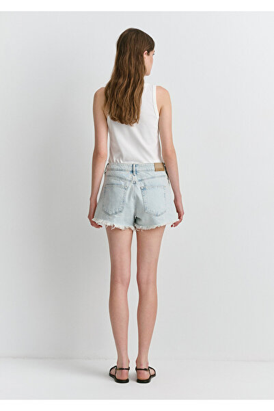 Mavi Rosie 90s Ice Jean Shorts - 1447484389