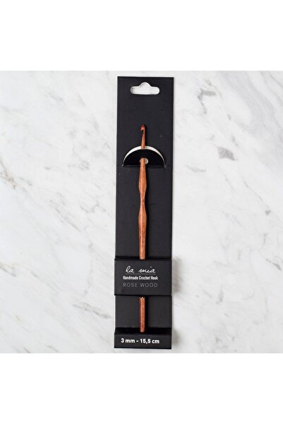 sylar لا ميا روزوود 3 مم 15.5 سم خشب صوف كروشيه