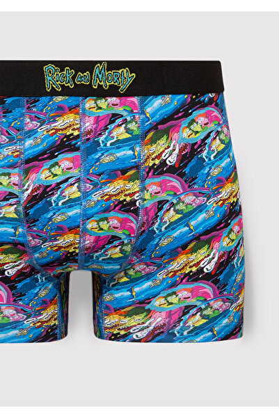 Mavi Rick és Morty nyomtatott boxerek - 0910701 -82952