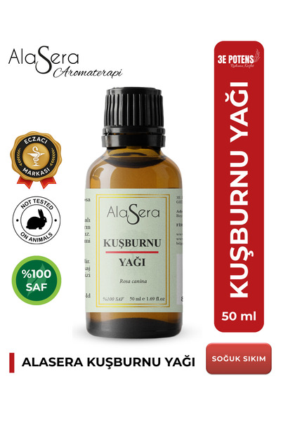 AlaSera Kuşburnu Yağı 50 ML %100 Saf