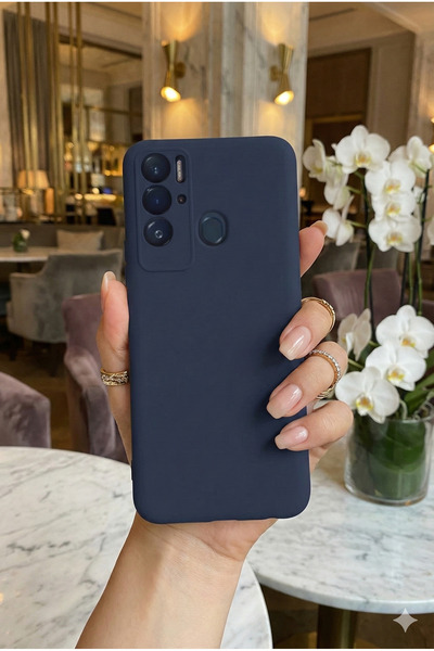 Hatreds Tecno Pova Neo Uyumlu İçi Kadife Mat Renkli Kamera Korumalı Kılıf - L...