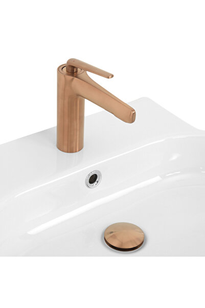 Maison Mex Basin mixer, NAOMI, L.12.7 l.4.5 H.17.2/13.8/11.4 cm, brushed gold
