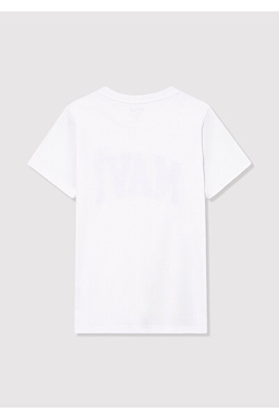 Mavi Μπλουζάκι με κανονική εφαρμογή με λευκό λογότυπο - 6610030 -620