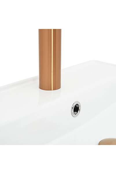 Maison Mex Tall washbasin mixer, MOONI, L.13.7 H.28.8 cm, brushed gold