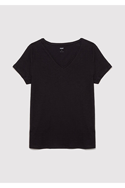 Mavi Damen V-Ausschnitt Slim Fit T-Shirt 2er Set -1611371-900