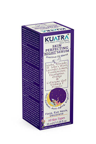 KUATRA Skin Perfecting Night Serum (DOĞAL İÇERİK, ANTİAGİNG, LEKE KARŞITI, İD...