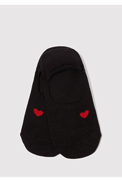 Mavi Heart Printed Set of 2 Ballerina Socks1910336-900