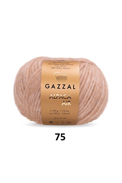 GAZZAL İPLİK Fir de tricotat Alpaca Air Baby Alpaka Merino 200g 4x50g 150m Ușor
