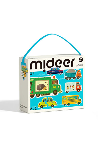 Mideer My First Puzzle - Hareketli Arabalar