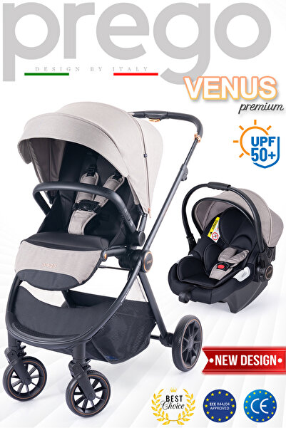 Prego Venüs Premium UV Tenteli Travel Sistem Bebek Arabası