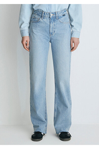 Mavi Вікторія справжній синій відтінок світлих джинсових штанів 101072-34111