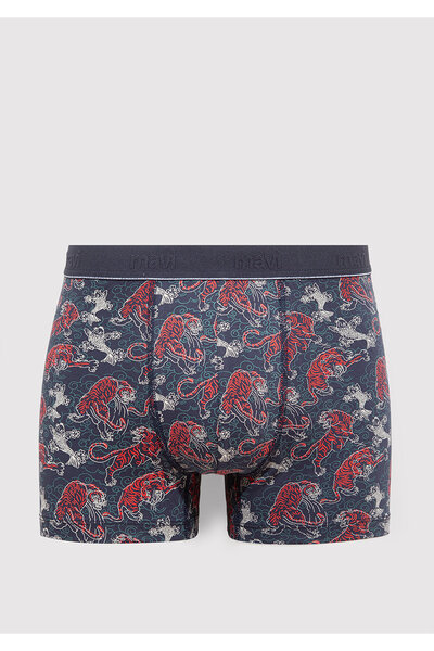 Mavi Tiger Printed Navy Blue Boxer 091121-24413