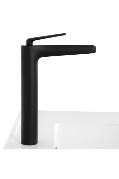 Maison Mex Baterie inalta lavoar, NAOMI, L.15.1 l.4.5 H.29.9/26.5/24.1 cm, negru