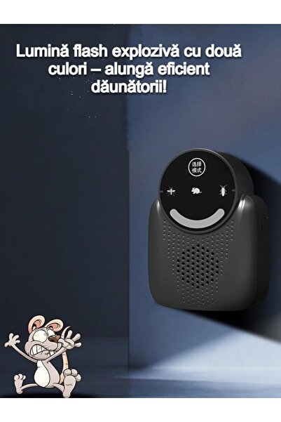 MILARIS Υπερηχητικό απωθητικό παρασίτων, 3 λειτουργίες, 2 ηχεία, αθόρυβο για ...