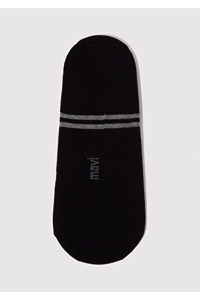 Mavi 2-Piece Black and White Bootie Socks 092593-900