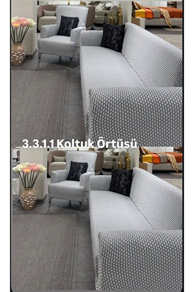 SENNORA 3.3.1.1 Koltuk Örtüsü Takımı Kaplama - Strec - Kılıf - Sofa Cover